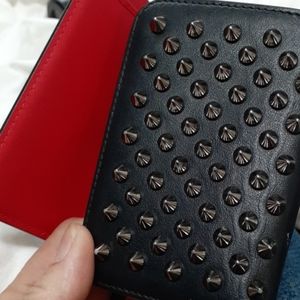 Christian Louboutin spiked wallet